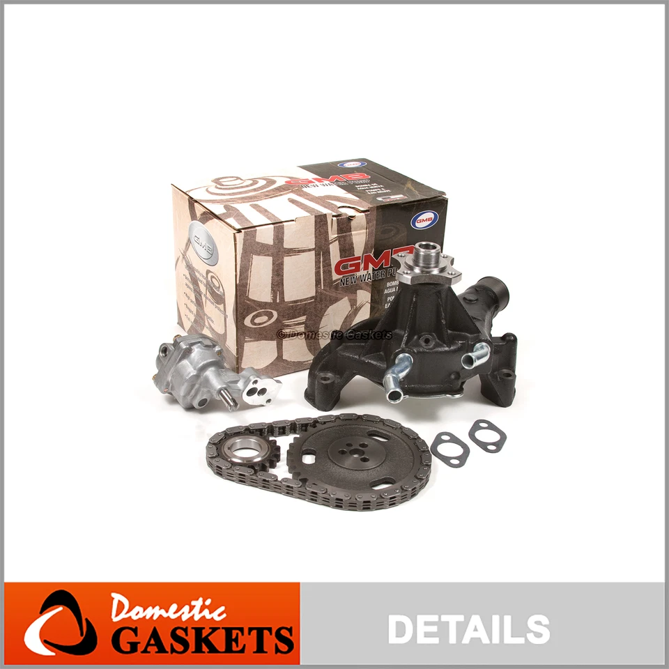 92-98 Chevrolet GMC Oldsmobile Isuzu 4.3 Cadena de distribución Kit de bomba de aceite y agua VIN W X Foto 1 de 4