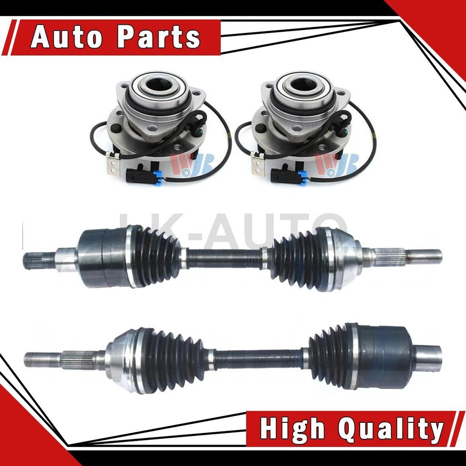 Conjunto de cojinete de rueda y buje de eje CV para GMC Sonoma 4x4 4,3 L 1998 1997 Foto 1 de 4