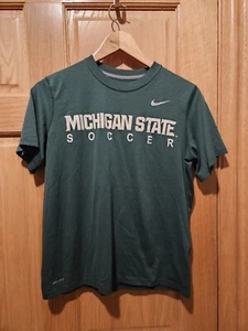 Nike Dri Fit Michigan State Spartans Soccer Youth Size Large - Picture 1 of 3