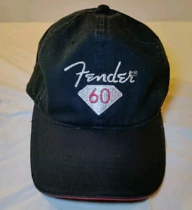 Men Fender Guitar 🎸 60 Years 1946-2006 Adjustable Ball Cap Hat VTG NWOT RARE - Picture 1 of 5
