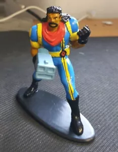 Figura de vinilo de PVC Bishop Uncanny X-Men de 3,5" vintage 1994 Applause Marvel Comics - Imagen 1 de 3
