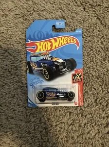 Hot Wheels HW Flames 1/5 Mod Rod 189/250 Blue - Picture 1 of 2