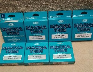 Dupont Magna Thin Fishing Line 250Yds Boxed New multiple test Crystal Clear