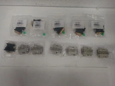 Lot 12 PCs MIXED DVI Male to VGA Female (15-pin) Connector Adapter Dual-Link  - Image 1 of 4