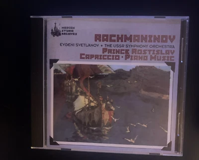 Rachmaninov: Prince Rostislav; Capriccio; Piano Music Svetlanov Complete Used CD Foto 1 de 2