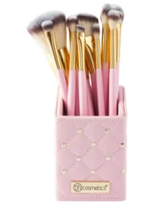 BH Cosmetics Pink Studded Elegance 12-Piece Brush Set - Picture 1 of 4