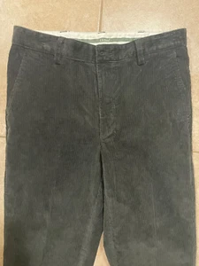 L.L. Bean Men's Corduroy Pants Classic Fit Black 31W 34L Stretch Cotton Spandex - Picture 1 of 6