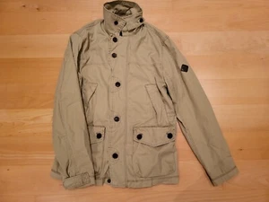 Timberland Beige Jacket Large Earthkeepers Coat & May Fit Medium - Picture 1 of 6