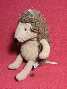 11" Hallmark Bunnies by the Bay BROWN HEDGEHOG plush stuffed - Picture 1 of 3