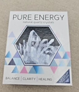 Pure Energy Natural Quartz Crystals w. Satchel Natural Stones Healing Meditation - Picture 1 of 8
