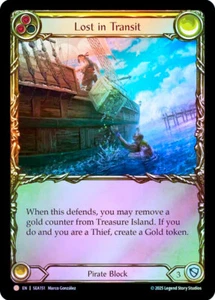 FAB COLD FOIL Lost in Transit - Treasure Pack Card # 151 - Imagen 1 de 1