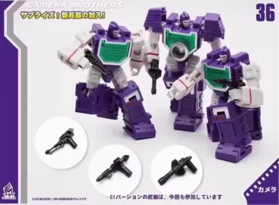 Refraktor Decepticon MFT MF-36 MF36 Action Figure Deformable Robot 3 Toy 9.5CM - Image 1 of 4