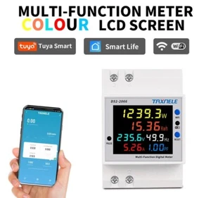 Medidor de energía 220V frecuencia de voltaje para Tuya WiFi Smart Home D52-2066 110-100A - Imagen 1 de 20