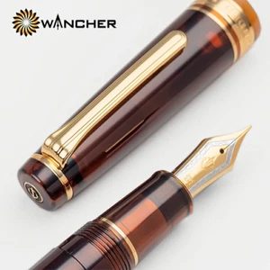 Pluma Estilográfica Wancher x Sailor OEM PROFIT 21 Marrón Moca Oro 21K Plumín EF F MF M - Imagen 1 de 18