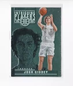 JOSH GIDDEY 21-22 PANINI ILLUSIONI GIOCATORI INTRIGANTI INSERTO ROOKIE-SPEDIZIONE GRATUITA - Foto 1 di 24