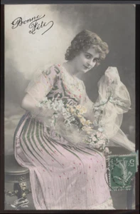 cartolina d'epoca-post card-BUONE FESTE - Imagen 1 de 1