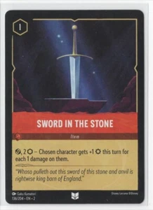 Disney Lorcana Floodborn Sword In The Stone 136/204 Uncommon NON-FOIL - Picture 1 of 1