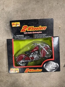 Vintage 1996 Maisto 2-wheelers 1/18 scale die cast METAL Indian motorcycle NOS - Picture 1 of 4