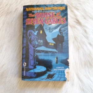 NATHANIEL HAWTHORNE The House of Seven Cables 1988 80s Vintage Gothic Horror - Picture 1 of 12