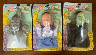 Juego de 3 marionetas de mano del Mago de Oz de Multi Toy 1988 Foto 1 de 4