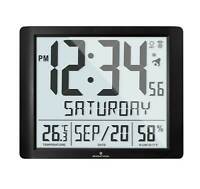 Marathon CL030062WD Slim-Jumbo Atomic Digital Wall Clock 