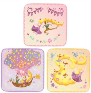 Pre Limited Tokyo Disney Sea fantasy springs mini towel 3 sets　Rapunzel - Picture 1 of 3