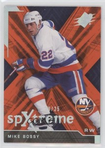 2007-08 SPx SPXtreme Spectrum /25 Mike Bossy #X13 HOF
