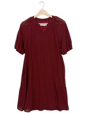 VILA Vestido de manga corta Mujeres Vestido Talla EU 36 rojo estilo fiesta - Imagen 1 de 4