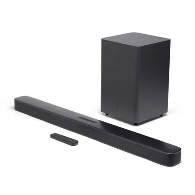 JBL BAR 2.1 Deep Bass Soundbar mit Subwoofer kabellos Bluetooth WLAN 100 Watt - Bild 1 von 4