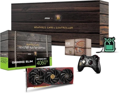 MSI Gaming RTX 4060 Ti 8G x GC30 Monster Hunter Edition + GC30 Controller Bundle - Image 1 of 4