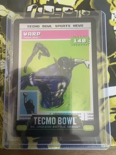 2026 Bo Jackson Battle Arena Warp (Lamar Jackson) Glow Tecmo News #N212