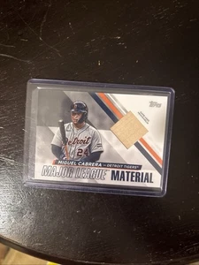 Serie 1 Topps 2024 - Material Grandes Ligas Miguel Cabrera #MLM-MC (MEM) - Imagen 1 de 2