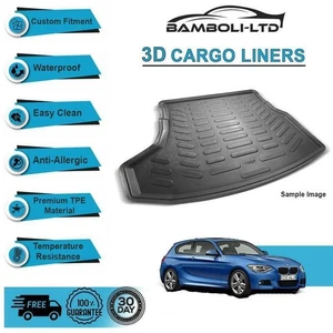 3D CARGO LINER BOOT LINER REAR TRUNK MAT FOR BMW 1 SERIES F20 2011-UP - Picture 1 of 4