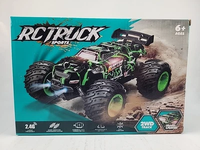 RC Truck Sport Remote Control 2.4G 2WD Track Bright Lights Age 6+ New - Image 1 of 4
