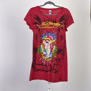 Vestido Ed Hardy Blinged Out Geisha Jersey Tejido Talla M - Imagen 1 de 2