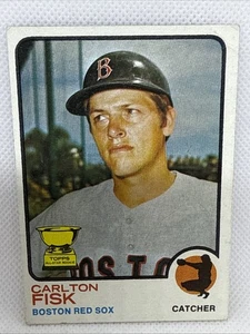 Tarjeta Carlton Fisk 1973 Topps #193 segundo año Boston Red Sox A - Imagen 1 de 21