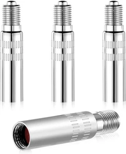 39mm Chrome Tyre Wheel Valve Extension Caps Stem For Car Truck 4PCS - Picture 1 of 8