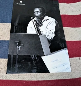 Apple "Think Different" Ad Campaign "Genius" Poster Miles Davis - Photo 1/4