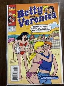 Betty and Veronica #128 Dan DeCarlo Beach Volleyball Bikini Archie Comics 1998 - Imagen 1 de 8