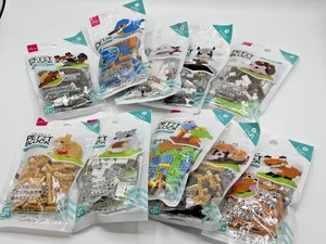DAISO Petit Blocks Animal (1~9 and 13) Set of 10 New From Japan - Picture 1 of 11