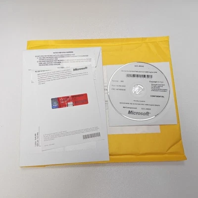 Microsoft SQL Server 2022 estándar 24 núcleos ilimitado usuario CAL DVD y clave certificado de autenticidad Foto 1 de 2