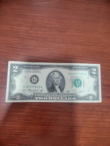 1976 Two $2 Dollar Bill - G42007065A - Picture 1 of 15