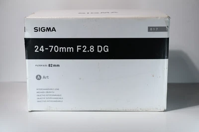 Sigma ART 24-70mm F2.8 DG DN II (EF Mount) and  B + W Pro UV Haze Filter - Image 1 of 4