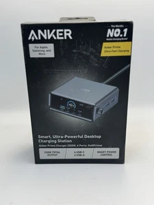Cargador USB-C Anker Prime 250 W estación de carga GaN de 6 puertos dial de control inteligente - Imagen 1 de 5