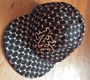 Gorra de béisbol New York negra SS grande capricho gótico NY grunge hip Y2K sombrero EE. UU. 60 cm - Imagen 1 de 6