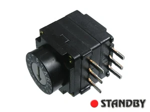 1pc 07-4163 ELMA Switch rotary with HEX complementary code, high quality - Bild 1 von 2