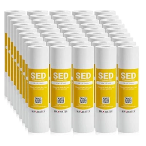 10" x 2.5" Melt Blown Sediment 5 micron Replacement Whole House Filter 50-Pack - Picture 1 of 6
