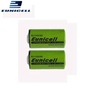 4 X ER14250 EUNICELL LITHIUM BATTERY LS14250 3.6V 1/2AA R6 NON RECHARGEABLE - Picture 1 of 1