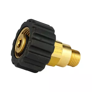 Adapter M22 IG Überwurf x 1/4" AG für Hochdruckreiniger Schlauch Lanze Pistole - Bild 1 von 4
