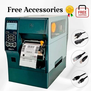 NEW PRINTHEAD Zebra ZT410 Advanced Label Printer Peel Full Rewind USB LAN Serial - Picture 1 of 16